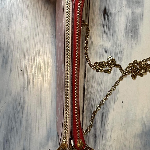 🍀💁🏻♀️Double Zip Pochette - Red Pink Giant🍀💁🏻♀️ - Picture 4 of 16